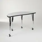 Flash Furniture XU-A48-HCIRC-GY-T-A-CAS-GG