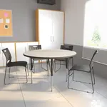 Flash Furniture XU-A48-RND-GY-T-A-GG