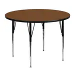 Flash Furniture XU-A48-RND-OAK-H-A-GG