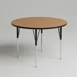 Flash Furniture XU-A48-RND-OAK-T-A-GG