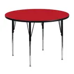 Flash Furniture XU-A48-RND-RED-H-A-GG
