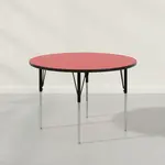 Flash Furniture XU-A48-RND-RED-H-A-GG