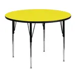 Flash Furniture XU-A48-RND-YEL-H-A-GG