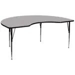 Flash Furniture XU-A4896-KIDNY-GY-T-A-GG