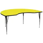 Flash Furniture XU-A4896-KIDNY-YEL-H-A-GG
