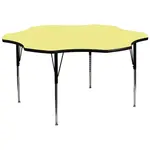 Flash Furniture XU-A60-FLR-YEL-T-A-GG