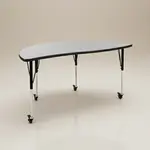 Flash Furniture XU-A60-HCIRC-GY-T-A-CAS-GG