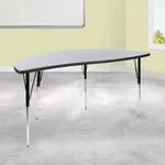 Flash Furniture XU-A60-HCIRC-GY-T-A-GG