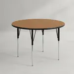 Flash Furniture XU-A60-RND-OAK-T-A-GG