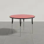 Flash Furniture XU-A60-RND-RED-T-A-GG