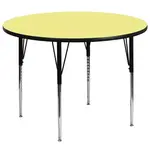 Flash Furniture XU-A60-RND-YEL-T-A-GG