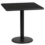 Flash Furniture XU-BLKTB-2424-TR18-GG