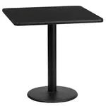 Flash Furniture XU-BLKTB-2424-TR18-GG