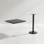 Flash Furniture XU-BLKTB-2424-TR18B-GG