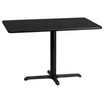 Flash Furniture XU-BLKTB-2442-T2230-GG