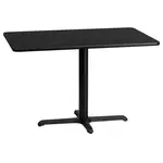 Flash Furniture XU-BLKTB-2442-T2230-GG