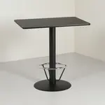 Flash Furniture XU-BLKTB-2442-TR24B-4CFR-GG