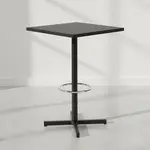 Flash Furniture XU-BLKTB-3030-T2222B-3CFR-GG