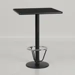 Flash Furniture XU-BLKTB-3030-TR18B-3CFR-GG