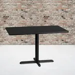 Flash Furniture XU-BLKTB-3048-T2230-GG