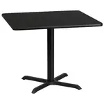 Flash Furniture XU-BLKTB-3636-T3030-GG