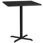 Flash Furniture XU-BLKTB-3636-T3030B-GG