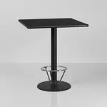 Flash Furniture XU-BLKTB-3636-TR24B-4CFR-GG