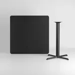 Flash Furniture XU-BLKTB-4242-T3333B-GG