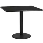 Flash Furniture XU-BLKTB-4242-TR24-GG