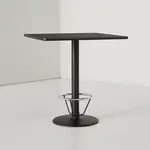 Flash Furniture XU-BLKTB-4242-TR24B-4CFR-GG