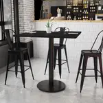 Flash Furniture XU-BLKTB-4242-TR24B-GG
