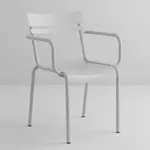 Flash Furniture XU-CH-10318-ARM-SIL-GG