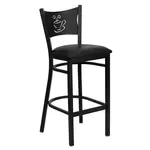 Flash Furniture XU-DG-60114-COF-BAR-BLKV-GG