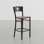 Flash Furniture XU-DG-60120-CIR-BAR-CHYW-GG