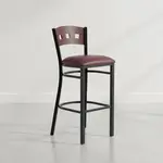 Flash Furniture XU-DG-60515-MAH-BAR-BURV-GG