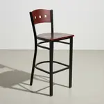 Flash Furniture XU-DG-60515-MAH-BAR-MTL-GG