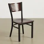 Flash Furniture XU-DG-6G5B-WAL-MTL-GG