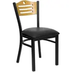 Flash Furniture XU-DG-6G7B-SLAT-BLKV-GG