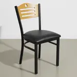 Flash Furniture XU-DG-6G7B-SLAT-BLKV-GG