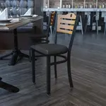 Flash Furniture XU-DG-6G7B-SLAT-BLKV-GG