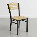 Flash Furniture XU-DG-6G7B-SLAT-NATW-GG