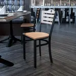 Flash Furniture XU-DG-6G7B-SLAT-NATW-GG