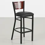 Flash Furniture XU-DG-6H1B-MAH-BAR-BLKV-GG