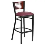 Flash Furniture XU-DG-6H1B-MAH-BAR-BURV-GG