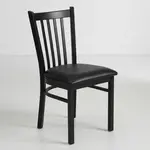 Flash Furniture XU-DG-6Q2B-VRT-BLKV-GG