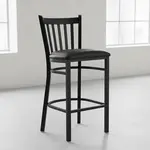 Flash Furniture XU-DG-6R6B-VRT-BAR-BLKV-GG