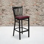 Flash Furniture XU-DG-6R6B-VRT-BAR-BURV-GG