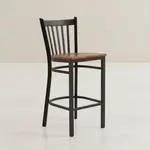 Flash Furniture XU-DG-6R6B-VRT-BAR-CHYW-GG