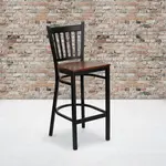 Flash Furniture XU-DG-6R6B-VRT-BAR-CHYW-GG