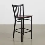 Flash Furniture XU-DG-6R6B-VRT-BAR-MAHW-GG